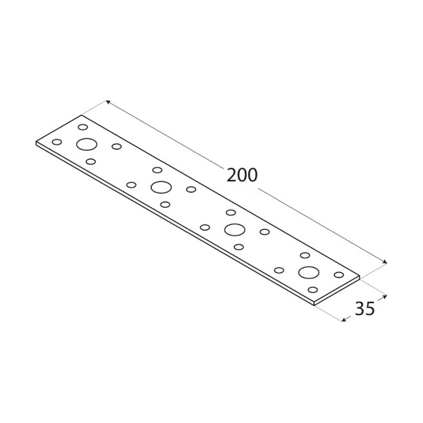 veznik zn lp 3 200x35x2 5 mm domax eobnova 2