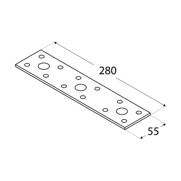 veznik zn lp 4 280x55x2 5 mm domax eobnova 2