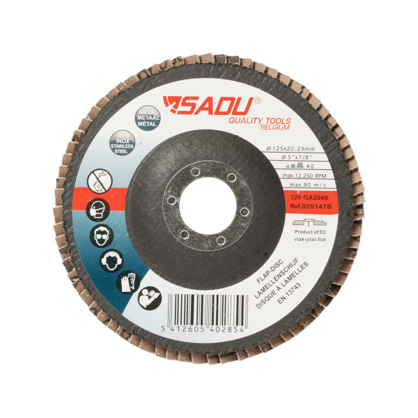 disk lamelni brusni 125x22 gaz 40 premium zircon sadu 020147a eobnova