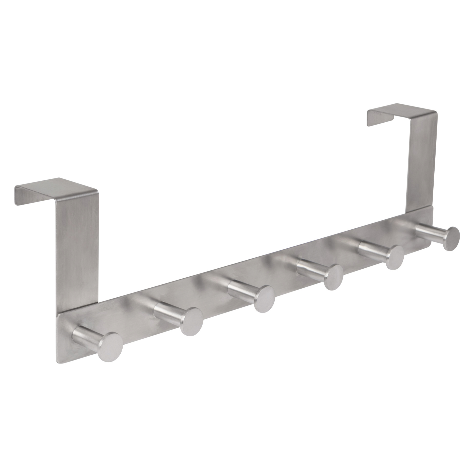 OBESALO ZA VRATA IZ NERJAVECEGA JEKLA 6 KLJUK 390 × 105 × 60 mm eobnova