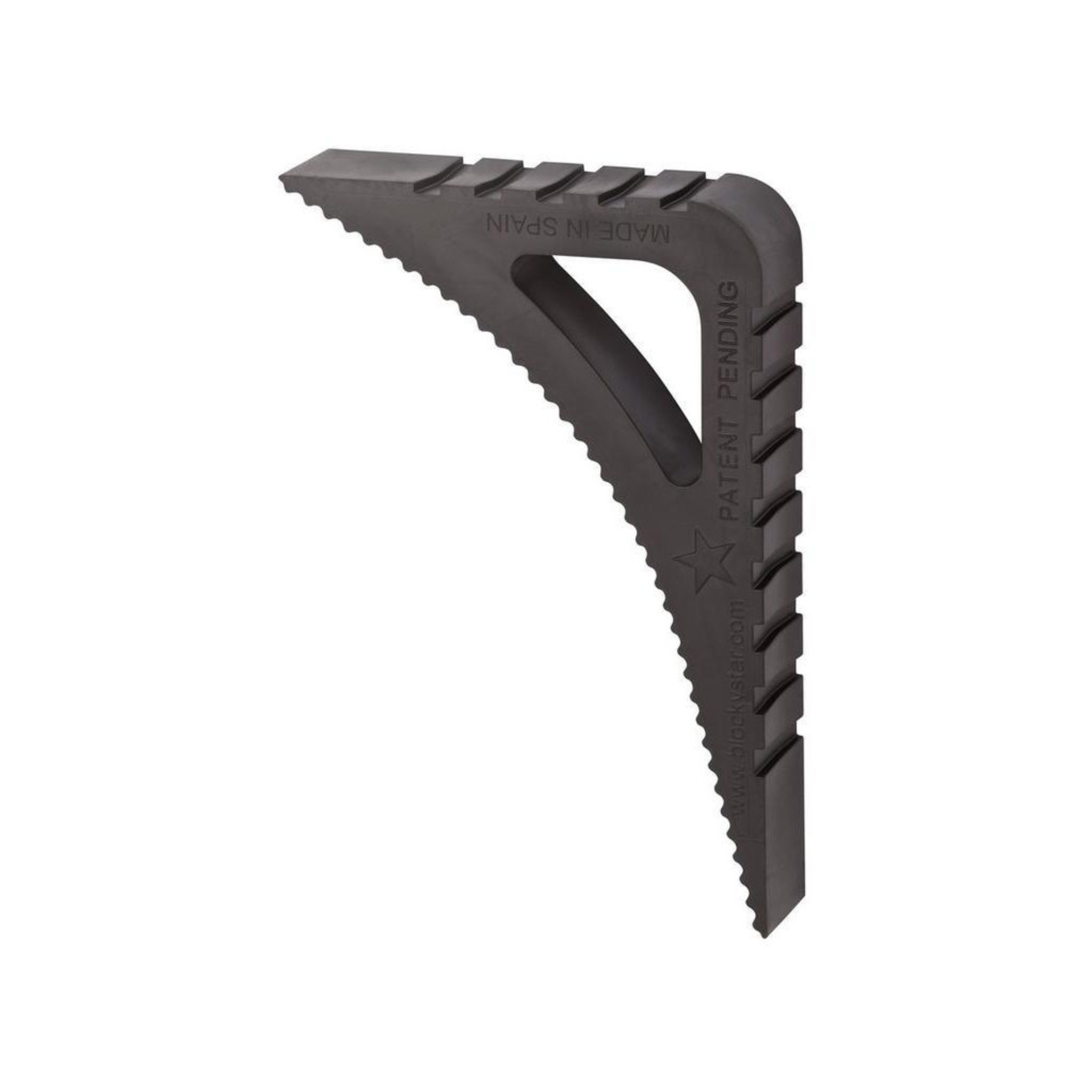 ZAUSTAVLJALEC VRAT CRNA 80 × 117 × 20 mm eobnova